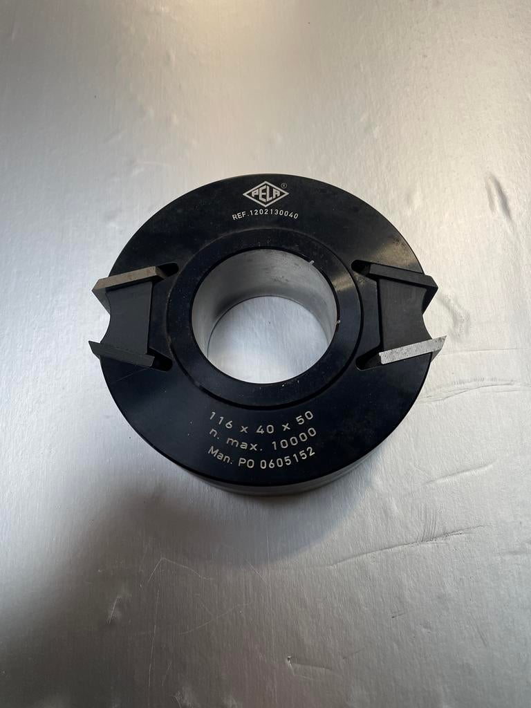 Freeskop 40 mm hoog voor wisselmessen met as 50 mm, Ophalen of Verzenden, Gebruikt, Overige soorten