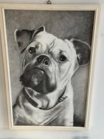 GW Munnik 1959 Oude tekening Boxer Hond, Antiek en Kunst, Ophalen of Verzenden