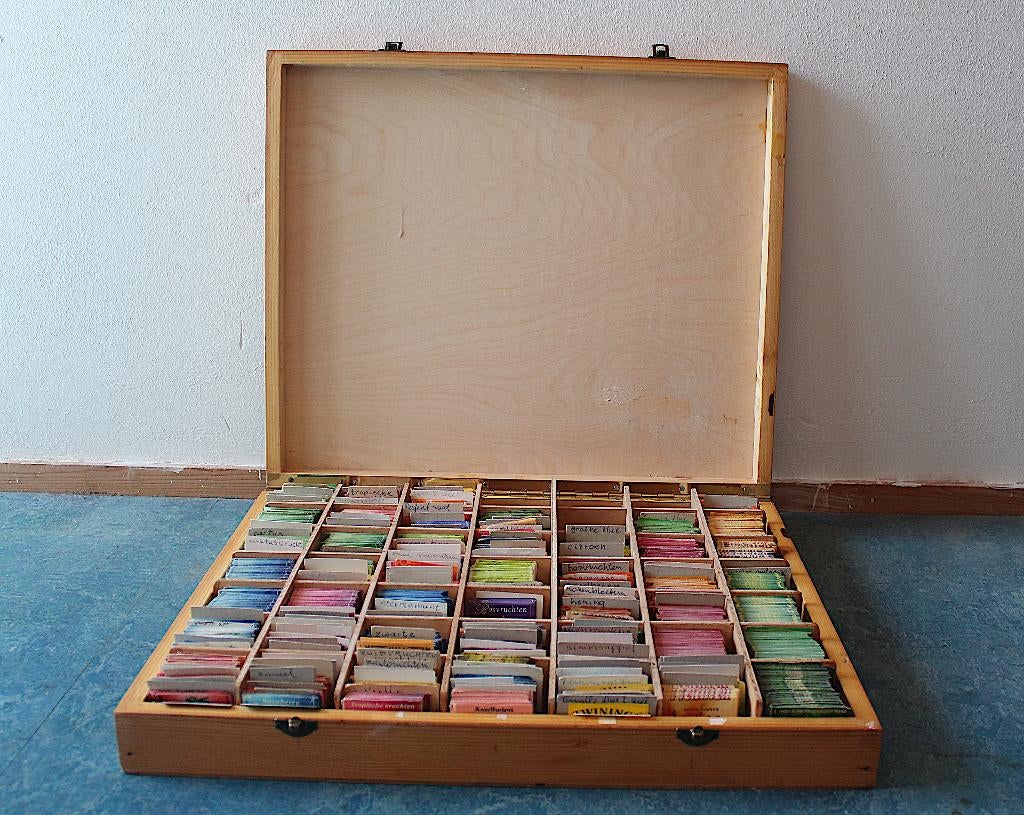 Knutselen met theezakjes, Ophalen, Theezakje(s)