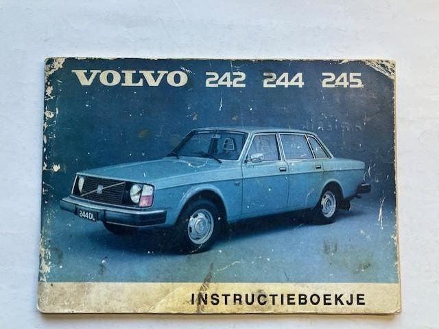 Handleiding/Instructieboekje    Volvo  242/244/245  1974  NL, Ophalen of Verzenden