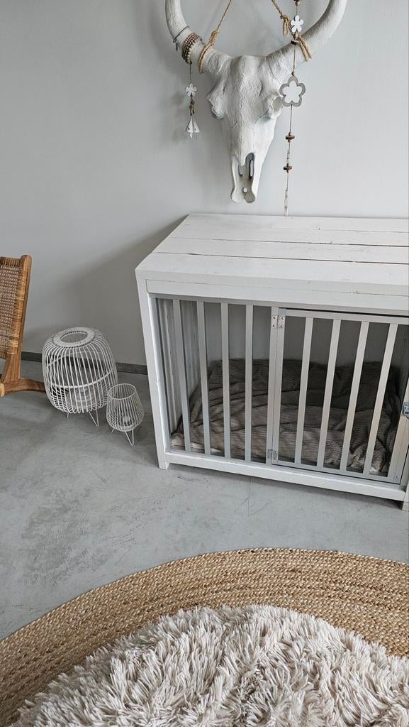 Hondenbench, Ophalen, Zo goed als nieuw, 75 tot 110 cm, 65 tot 100 cm