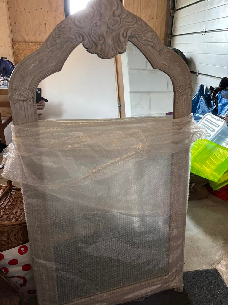 Mooie spiegel 140x76, Huis en Inrichting, Woonaccessoires | Spiegels, Zo goed als nieuw, Minder dan 100 cm, Rechthoekig, Ophalen of Verzenden