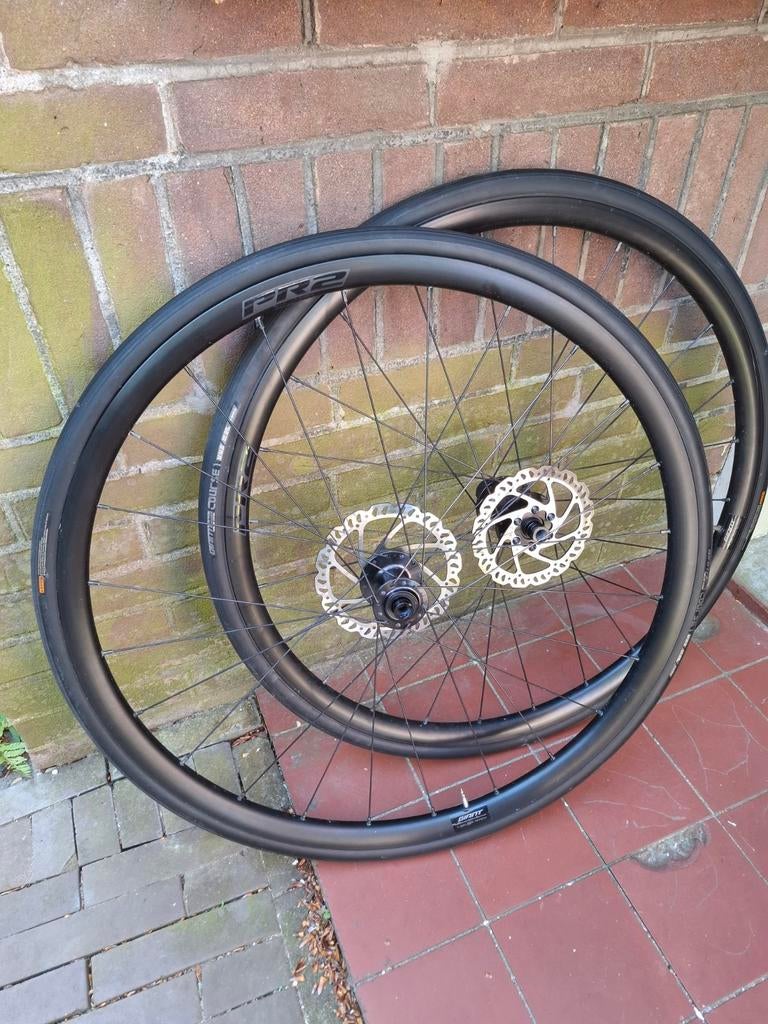 Giant PR2 Wielen met Schijfremmen en 25mm Banden (TCR), Wiel, Gebruikt, Aluminium, Racefiets
