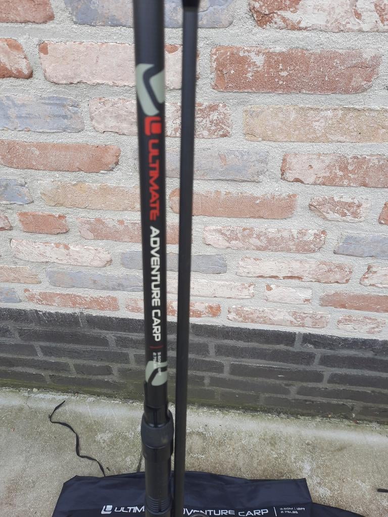 Ultimate Adventure Carp Vishengel met Hoes, Ophalen of Verzenden, Gebruikt, Werphengel