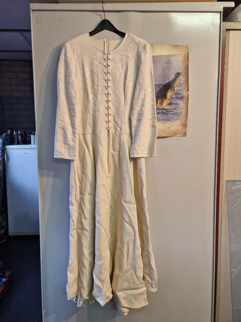 Jurk voor bijv Bruidsmeisje maat 36, Ophalen of Verzenden, Zo goed als nieuw, Wit, Bruidsmeisjeskleding