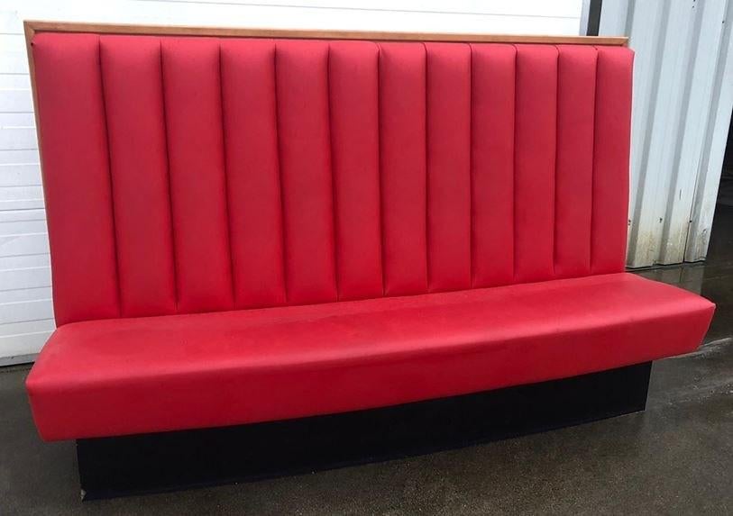 1 stuks horeca restaurant bank wandbank eetkamerbank 230 cm, Ophalen, Nieuw, Eén, Leer