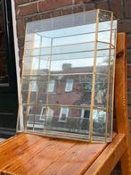 Vintage vitrinekastje goud Italiaans Swarovski gold plated, Ophalen, Minder dan 50 cm, Met deur(en), Vintage