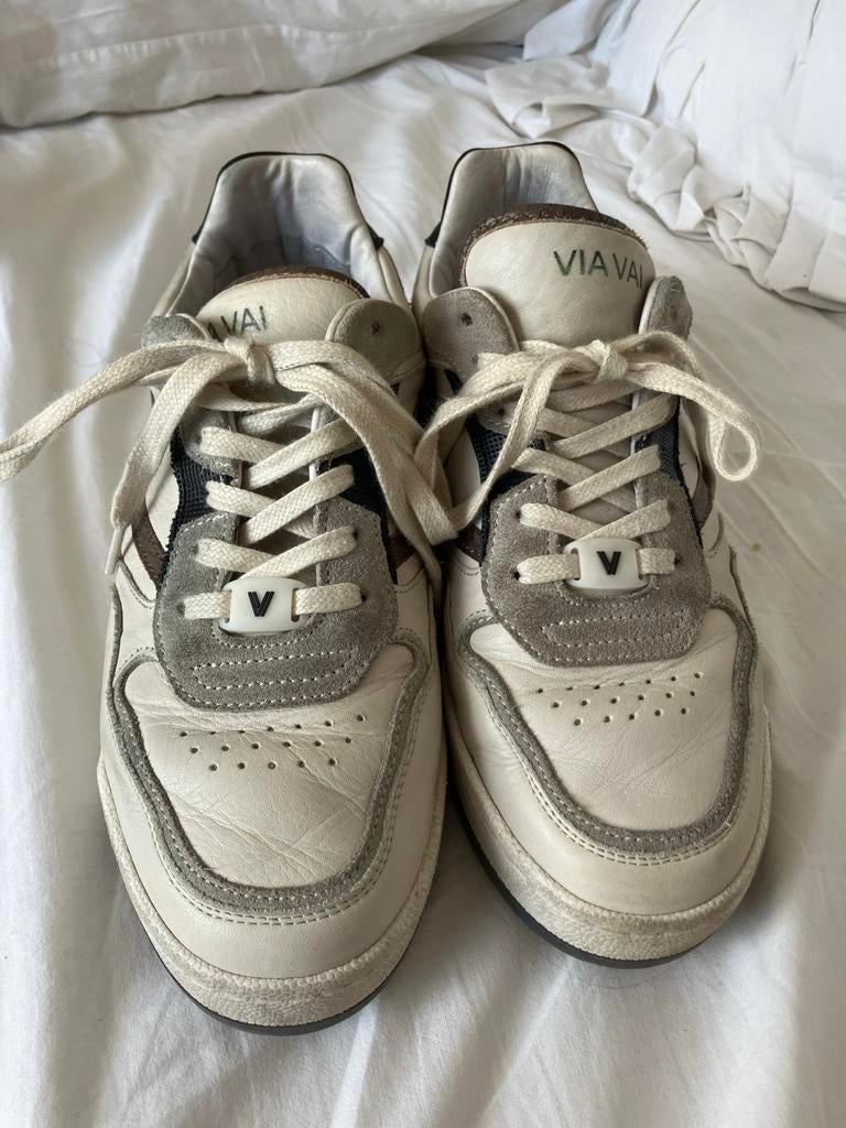 Via Vai leren sneakers maat 38, Kleding | Dames, Schoenen, Beige, Ophalen of Verzenden, Sneakers of Gympen, Zo goed als nieuw
