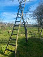 Brocante fruitpluk Houten ladder voor tuin of decoratie, Ophalen