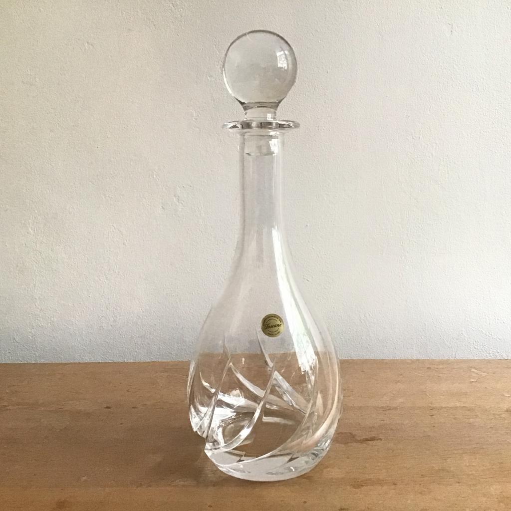 Toscane geslepen loodkristal 24% karaf glas - wijnkaraf, Ophalen of Verzenden, Nieuw