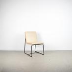 4x Leolux Spring (Eetkamer) Stoel Creme/Beige Leer – Chroom, Niet ingevuld, Gebruikt, Niet ingevuld, Leer