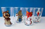 Vintage Fabeltjeskrant limonadeglazen/Raak, Ophalen of Verzenden, Gebruikt, Tv, Gebruiksvoorwerp