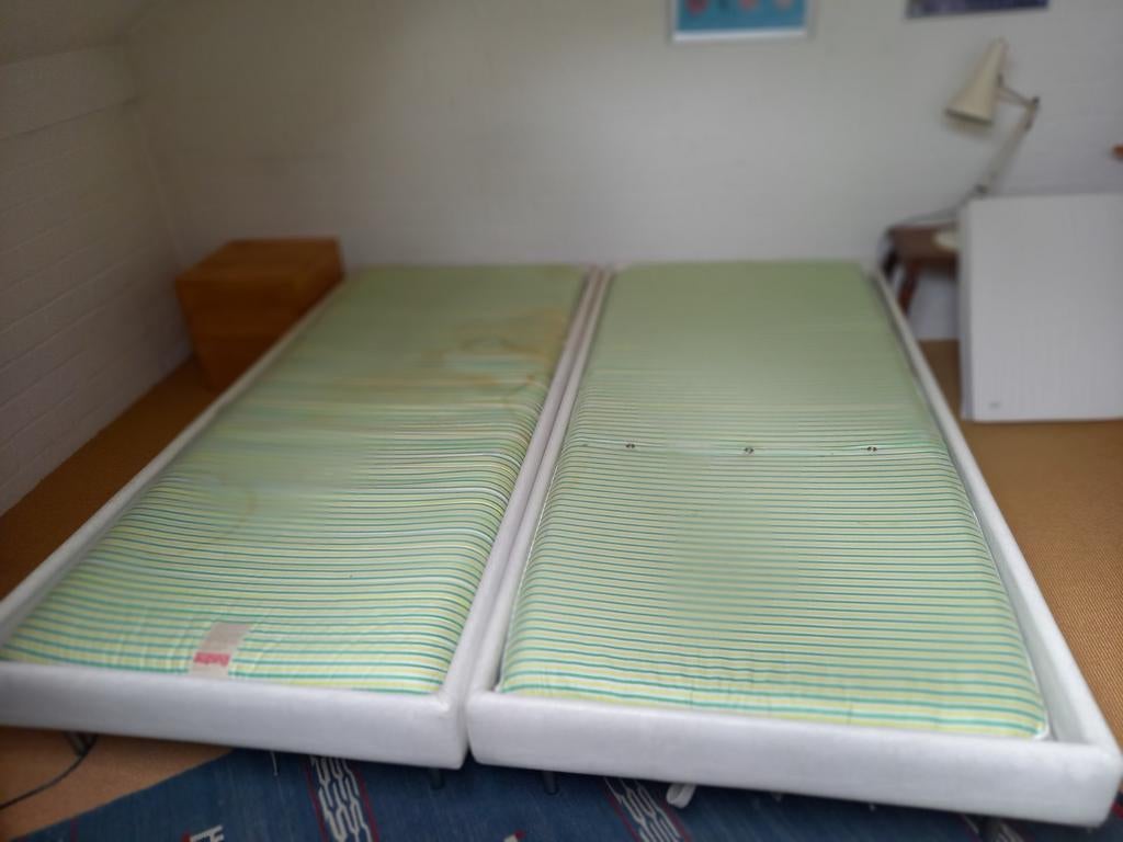 Auping bedden, Overige materialen, Gebruikt, 90 cm, Eenpersoons