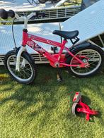 Kinderfiets Cars Lightning McQueen 16 inch met zijwieltjes, Fietsen en Brommers, Fietsen | Kinderfietsjes, Ophalen, Zijwieltjes