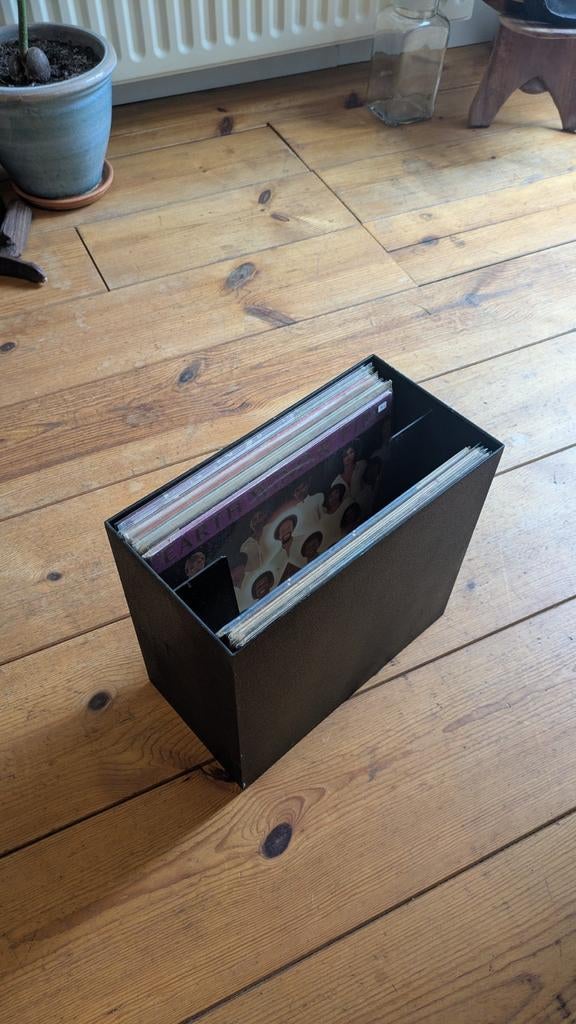 Vintage LP houder, Ophalen