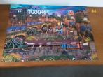 Puzzel 1000 stukjes "mist 1 stukje" Jumbo Amsterdamse gracht, Ophalen of Verzenden, 500 t/m 1500 stukjes, Gebruikt