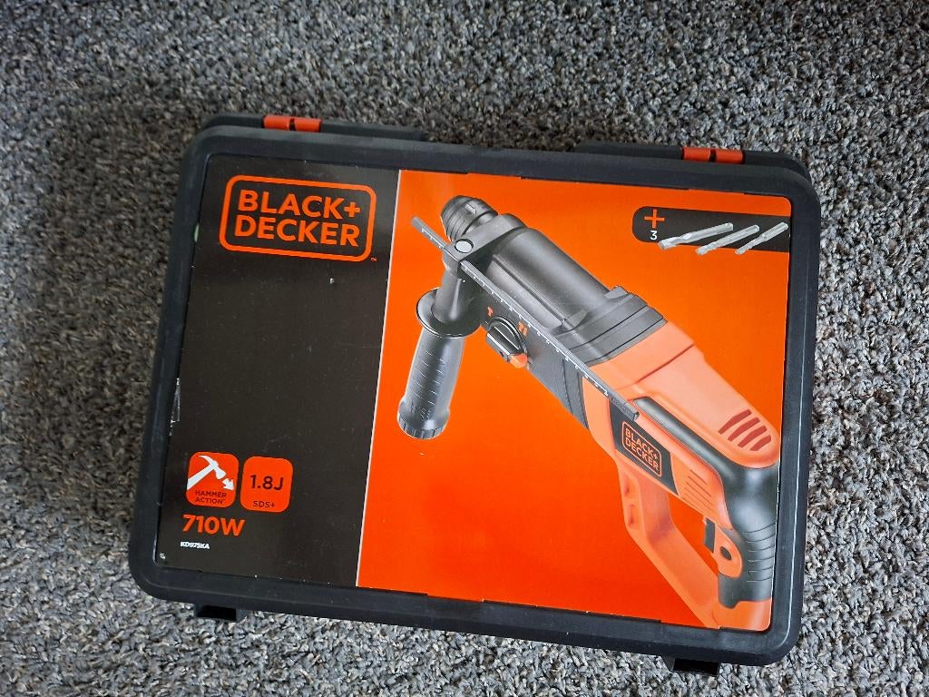 B&D - Nieuwe boorhamer - hamerboor van Black&decker NIEUW, 600 watt of meer, Boor- en/of Breekhamer, Nieuw, Ophalen of Verzenden
