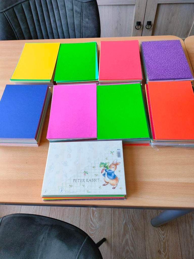 Heel veel A5 karton diverse kleuren, Ophalen of Verzenden, Overige thema's, Blanco kaart of Basiskaart