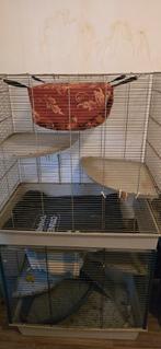 Dieren kooi dubbel, Ophalen of Verzenden, Gebruikt