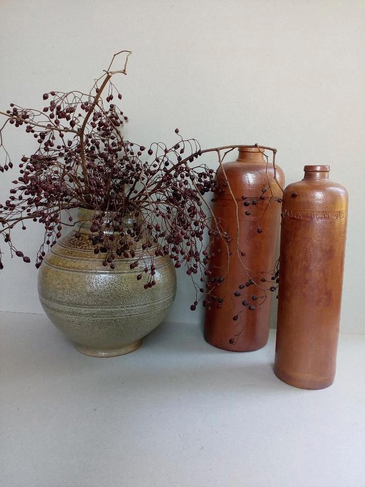 Vaas /Bols jeneverkruiken Steengoed . Pr/p/st vanaf, Antiek en Kunst, Curiosa en Brocante, Ophalen of Verzenden
