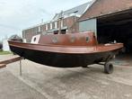 Vissersvloot / Kajuitsloep met Listermotor, Ophalen, Staal, Binnenboordmotor, 6 meter of meer
