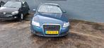 Audi A6 3.0 TDI 165KW Avant Quattro AUT 2005 Blauw, Auto's, Automaat, 1800 kg, Blauw, Leder