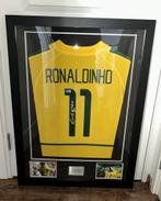 Gesigneerd Ronaldinho Brazilie Beckett, Verzamelen, Ophalen of Verzenden, Zo goed als nieuw, Buitenlandse clubs, Shirt