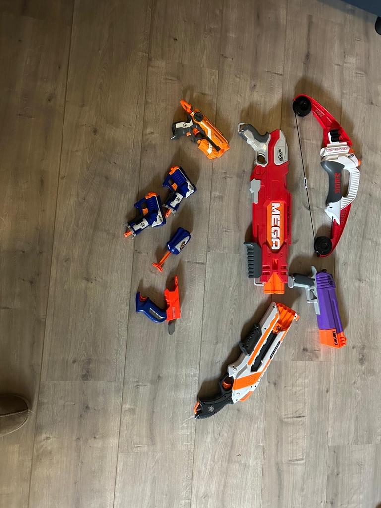 Grote Nerf Blaster Collectie - Diverse Modellen, Ophalen, Gebruikt