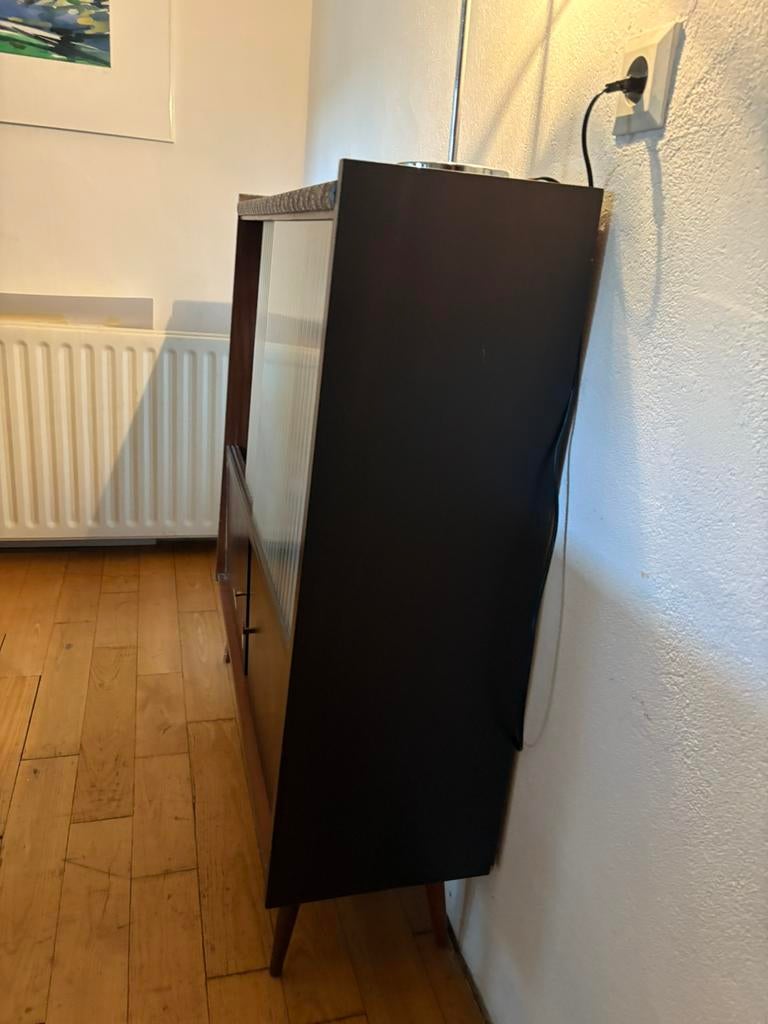 Vintage vitrine kastje, Ophalen, Zo goed als nieuw