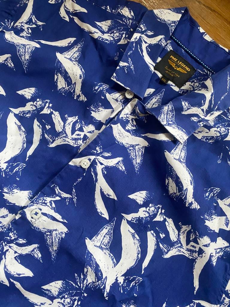 Pme legend overhemd blouse korte mouwen XXL, Kleding | Heren, Grote Maten, Overhemd, Blauw, ., Ophalen of Verzenden