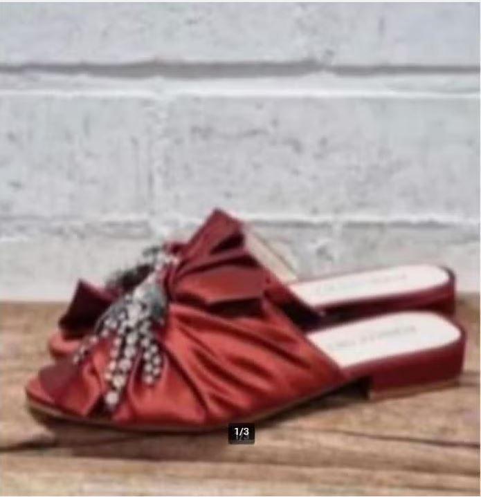 Kenneth Cole - Prachtige muiltjes instappers maat 36 - Nieuw, Kleding | Dames, Schoenen, Nieuw, Instappers, Rood, Ophalen of Verzenden