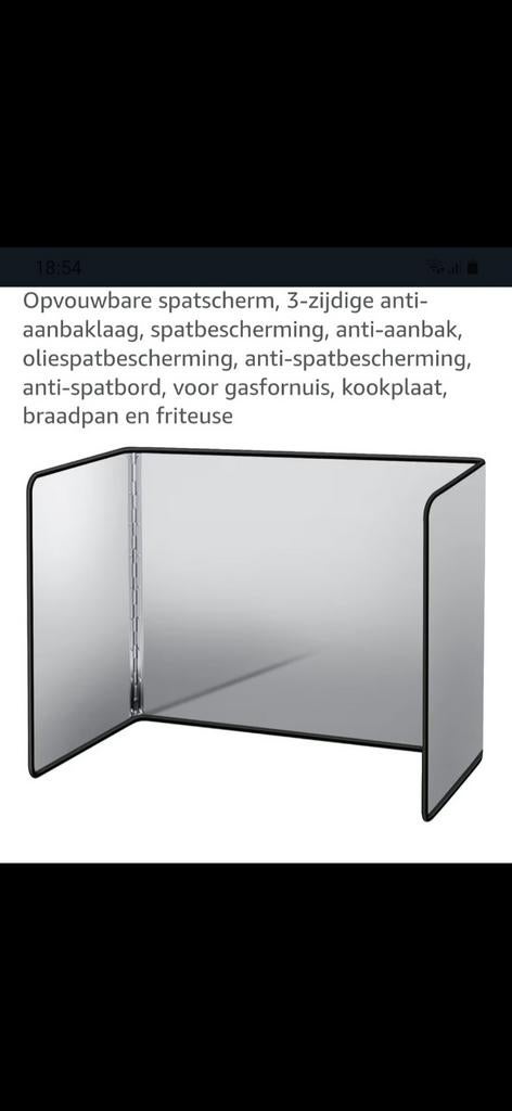 OPVOUWBAAR SPATSCHERM, Zo goed als nieuw, Minder dan 100 cm, 25 tot 50 cm, 50 tot 100 cm