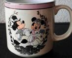 Beker Mickey en Minnie Mouse Bruidspaar, Ophalen of Verzenden, Mickey Mouse, Zo goed als nieuw, Servies