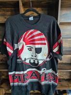 Vintage 90s Portland Pirates T-shirt XL, Zwart, Salem Sportswear, Maat 56/58 (XL), Ophalen of Verzenden