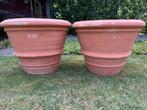 Set Grote Nieuwe Zeer Exclusieve Impruneta Terracotta Potten, Ophalen, Rond, Zo goed als nieuw, Tuin