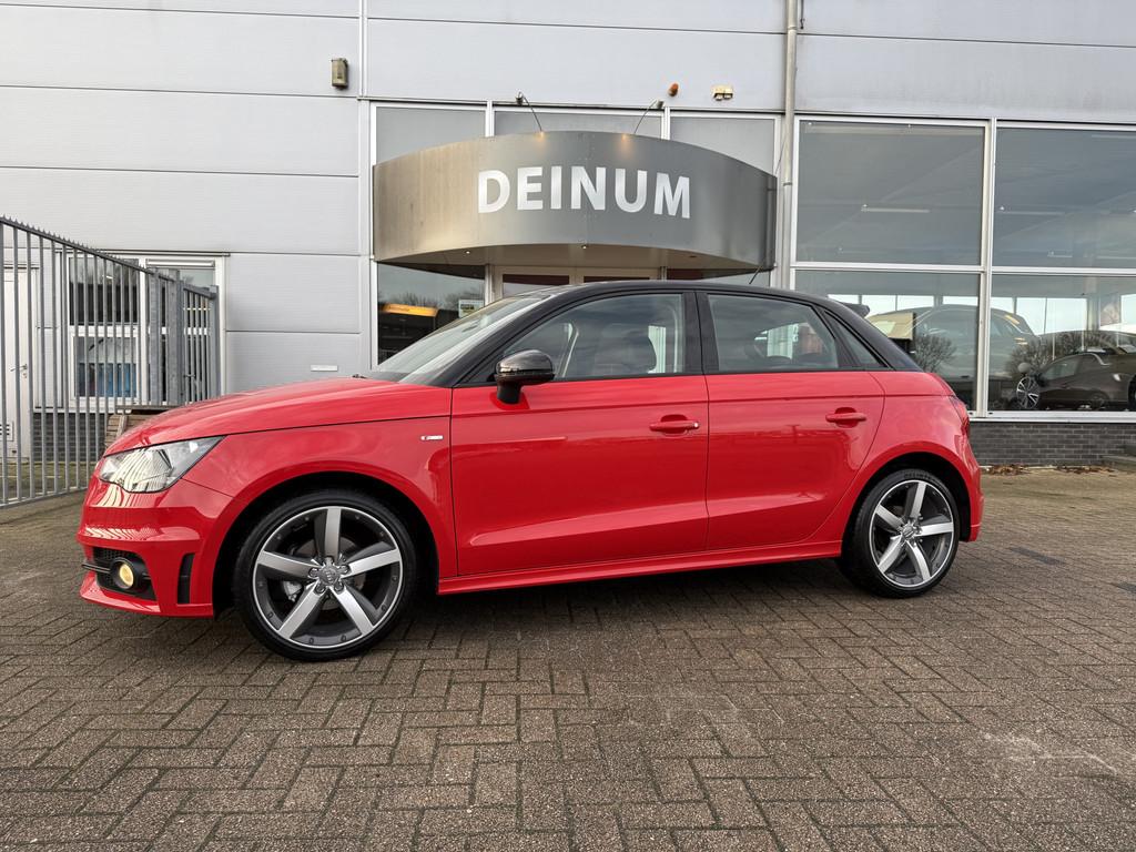 Audi A1 Sportback 1.2 TFSI Admired S-Line 5-deurs Navigatie,, Auto's, Audi, Euro 5, Zwart, 4 cilinders, Met garantie (alle)