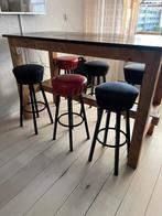 Bartafel met barkrukken, Ophalen, Zo goed als nieuw