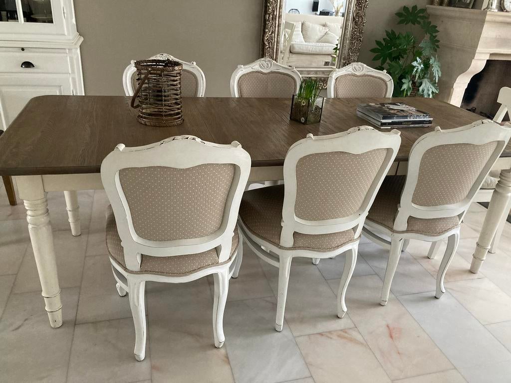 2 stoelen barok stijl, Huis en Inrichting, Stoelen, Ophalen, Gebruikt, Overige kleuren, Drie