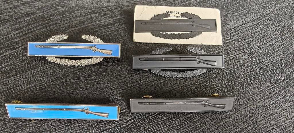 US Army Expert Infantry Badges EIB, Verzamelen, Ophalen of Verzenden, Landmacht, Amerika, Embleem of Badge