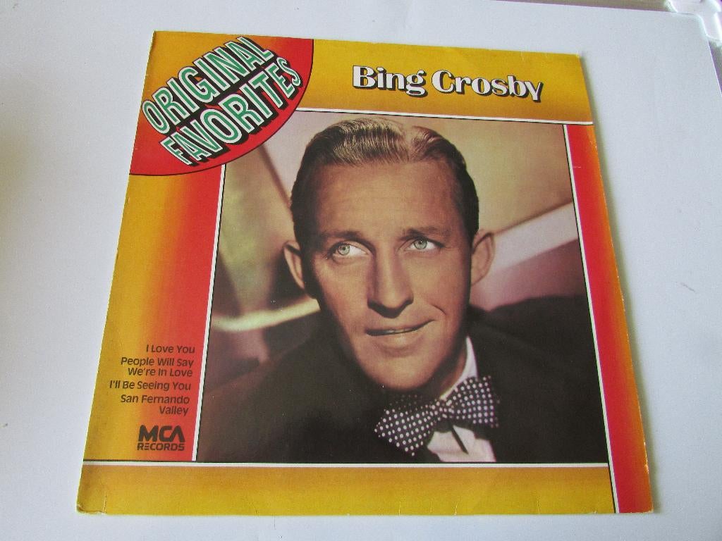 BING CROSY , ORIGINAL FAVORITES, LP, Gebruikt, Originele persing, Ophalen of Verzenden, 12 inch