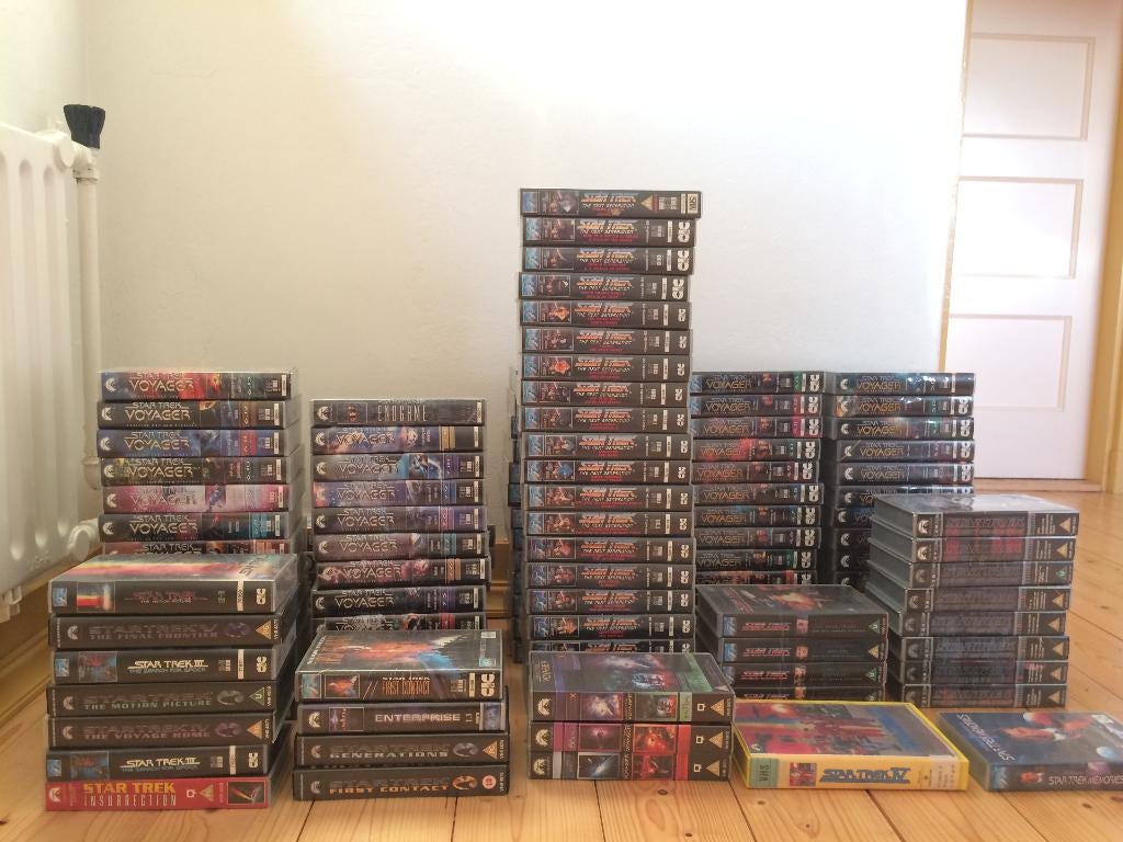 124 video Star Trek banden filmbanden startrek tvserie VHS, Cd's en Dvd's, Alle leeftijden, Ophalen of Verzenden, Zo goed als nieuw
