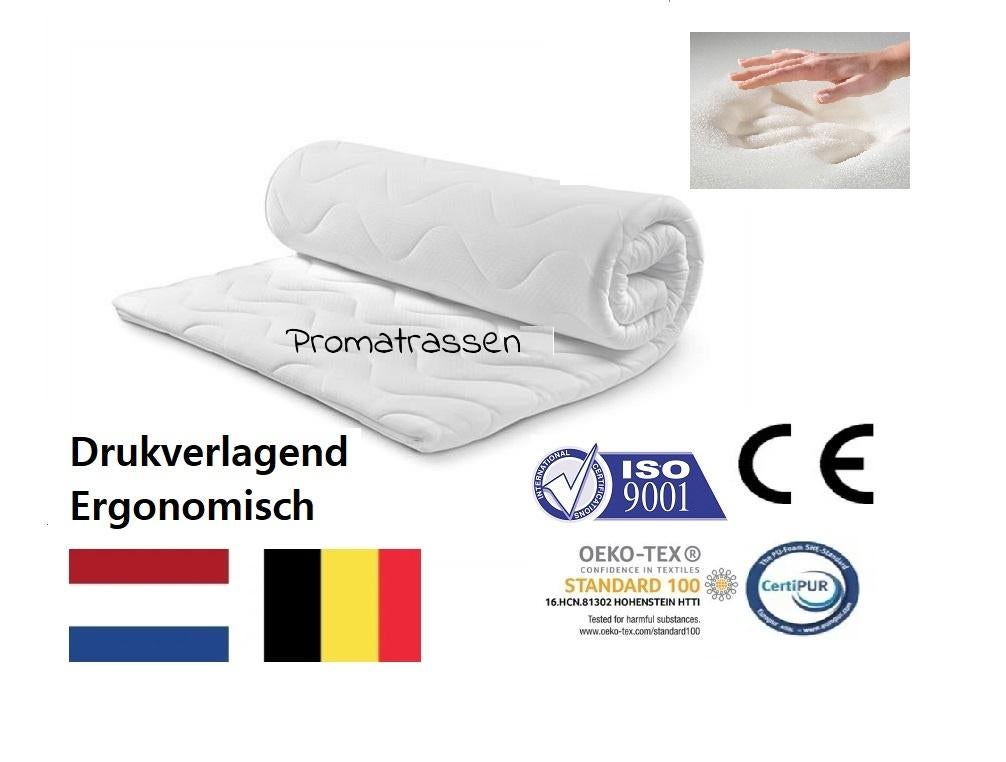topdekmatras**Koudschuim*traagschuim**, Ophalen, Overige maten, Matras, Overige maten