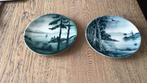 Petrus regout&C twee wandbordjes, Antiek en Kunst, Antiek | Keramiek en Aardewerk, Ophalen of Verzenden