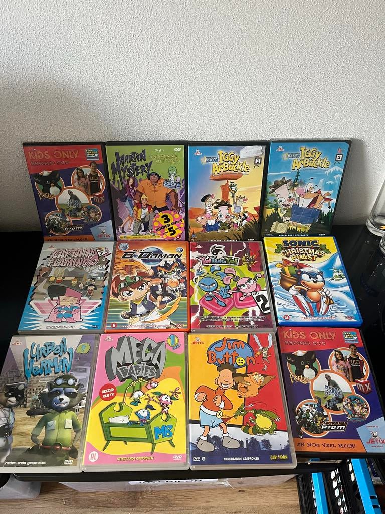 Nostalgie dvd’s van Jetix (Airbuckle, Sonic, Martin Mystery), Avontuur, Gebruikt, Alle leeftijden, Boxset
