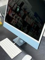 iMac 24” 2021 M1 256GB Blauw! Nieuw staat! Met garantie, Apple, Iphone, Ophalen of Verzenden, Zo goed als nieuw