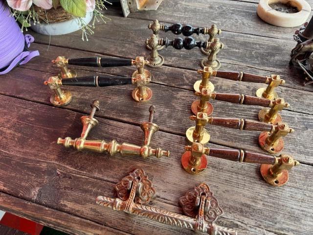 Diverse antieke handgrepen, Antiek en Kunst, Curiosa en Brocante, Ophalen
