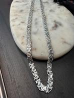 925 zilveren platte koningsketting, Sieraden, Tassen en Uiterlijk, Kettingen, Ophalen of Verzenden, Nieuw, Zilver