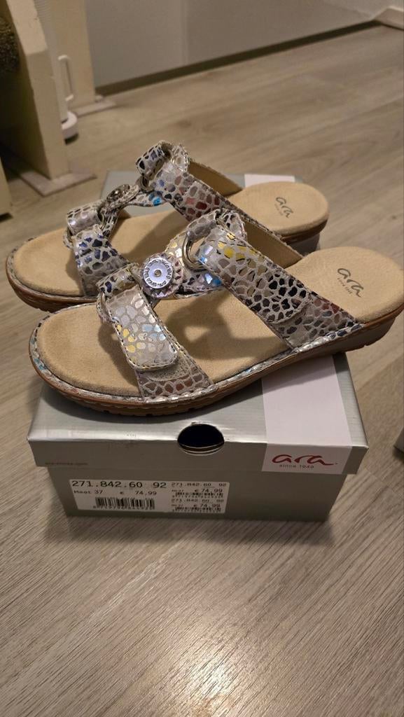Ara damesslippers,  nieuw,  maat 37, Ophalen of Verzenden, Nieuw, Zwart
