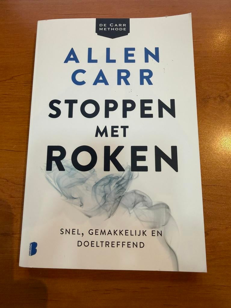 Stoppen met roken Allen Carr, Ophalen of Verzenden, Zo goed als nieuw