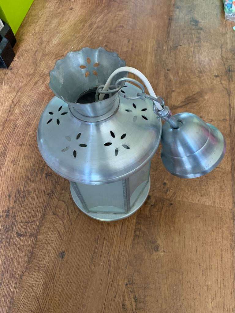 Metalen lampenkap kajuit model, Ophalen of Verzenden, Gebruikt, Minder dan 50 cm